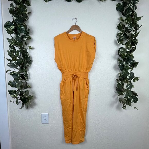 Calia Extended Shoulder Midi Dress Glowing Umber NWT Women’s Size XS - Picture 1 of 12